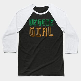 Veggie Girl Baseball T-Shirt